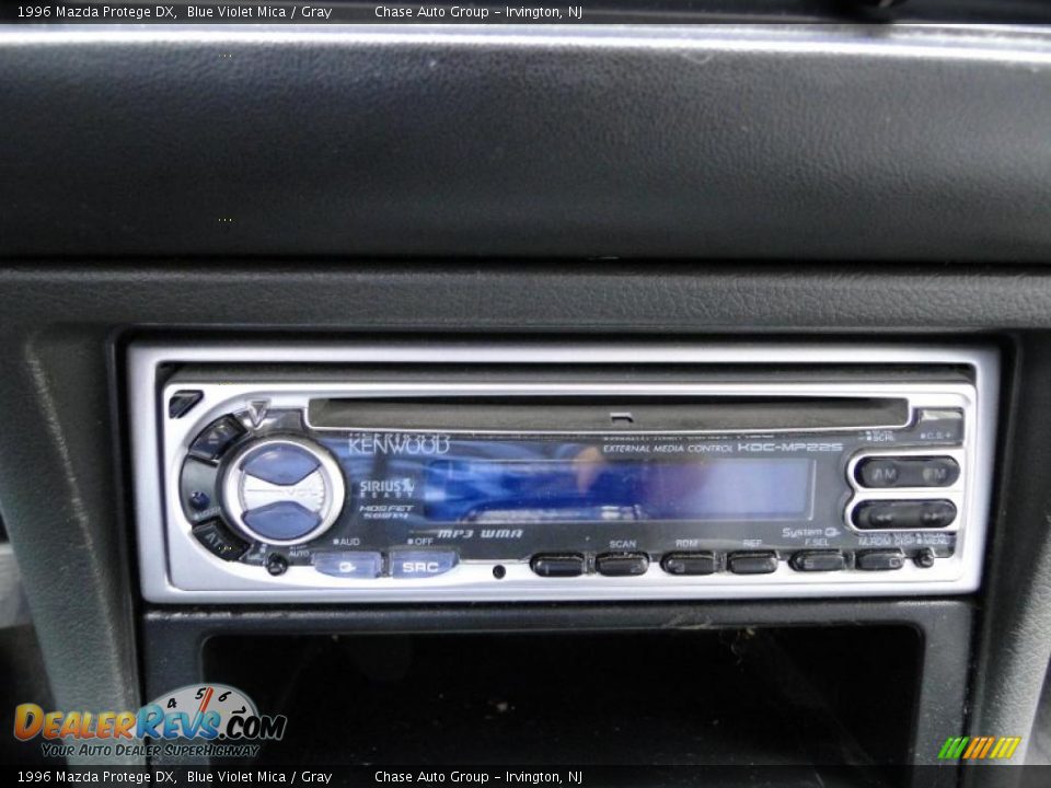 1996 Mazda Protege DX Blue Violet Mica / Gray Photo #18