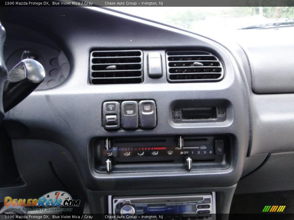 1996 Mazda Protege DX Blue Violet Mica / Gray Photo #19