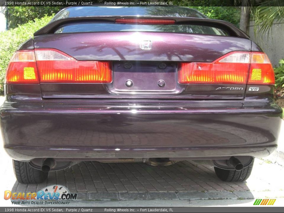 1998 Honda Accord EX V6 Sedan Purple / Quartz Photo #13