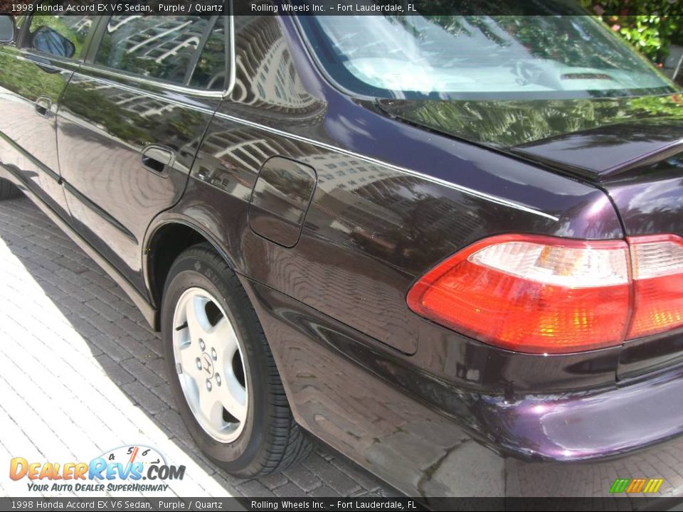 1998 Honda Accord EX V6 Sedan Purple / Quartz Photo #17