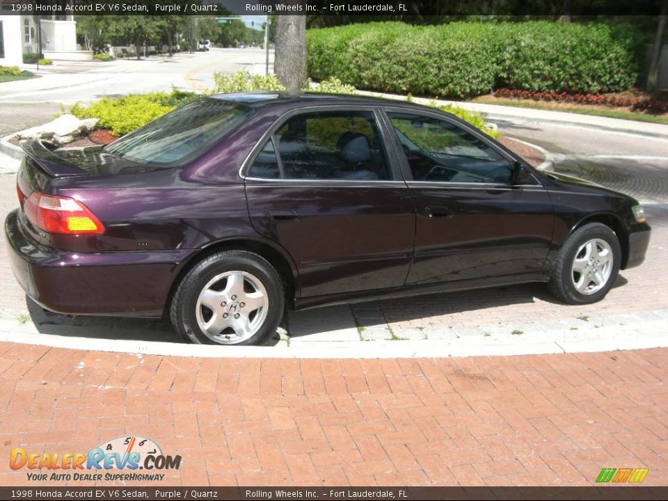 1998 Honda Accord EX V6 Sedan Purple / Quartz Photo #20