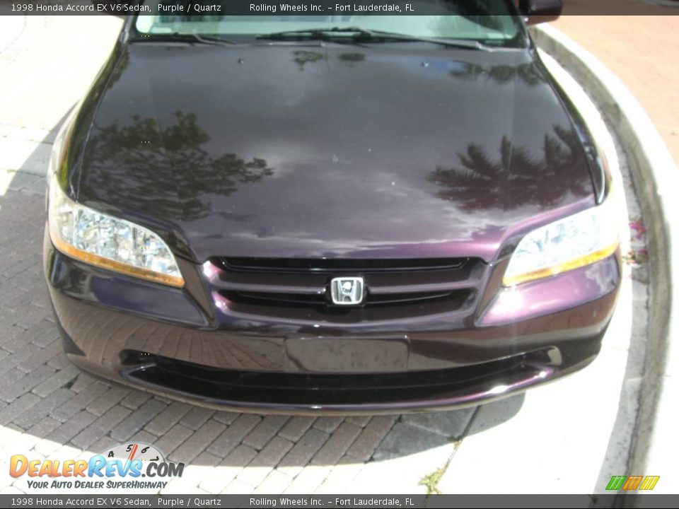 1998 Honda Accord EX V6 Sedan Purple / Quartz Photo #26