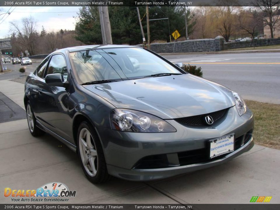 2006 Acura RSX Type S Sports Coupe Magnesium Metallic / Titanium Photo #3
