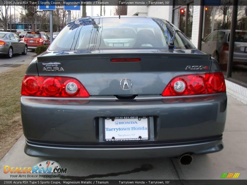 2006 Acura RSX Type S Sports Coupe Magnesium Metallic / Titanium Photo #4