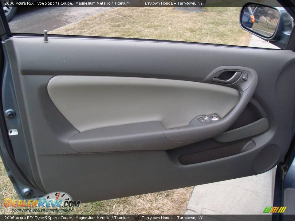 2006 Acura RSX Type S Sports Coupe Magnesium Metallic / Titanium Photo #8