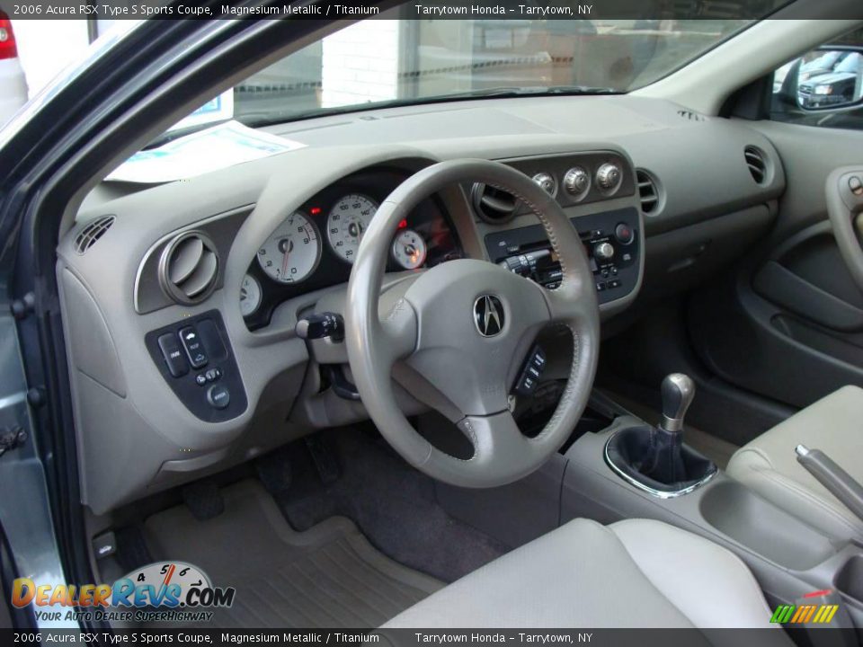 2006 Acura RSX Type S Sports Coupe Magnesium Metallic / Titanium Photo #9