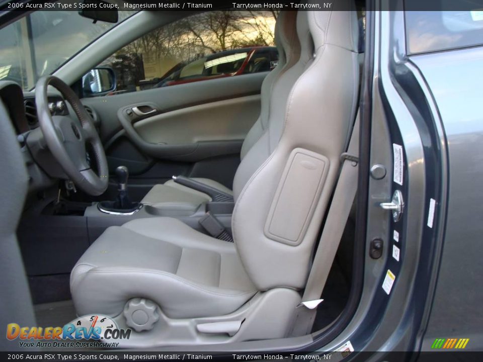 2006 Acura RSX Type S Sports Coupe Magnesium Metallic / Titanium Photo #10