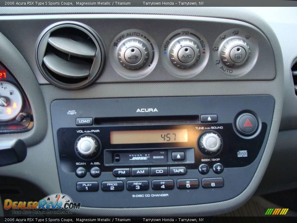 2006 Acura RSX Type S Sports Coupe Magnesium Metallic / Titanium Photo #12