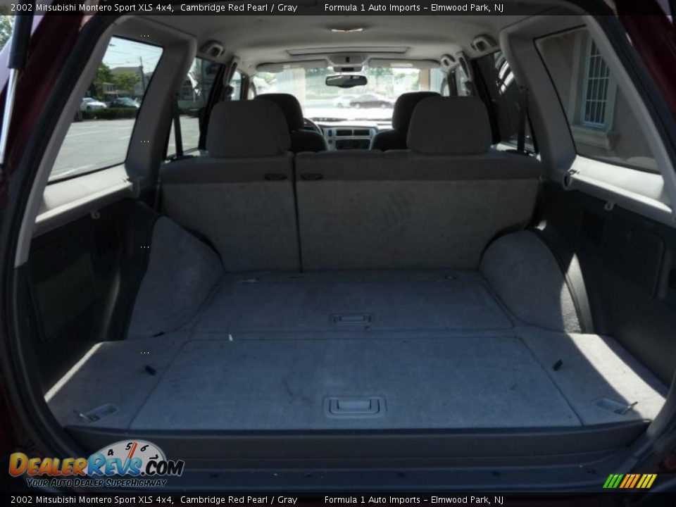 2002 Mitsubishi Montero Sport XLS 4x4 Cambridge Red Pearl / Gray Photo #11