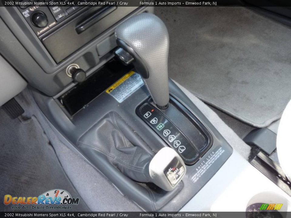 2002 Mitsubishi Montero Sport XLS 4x4 Cambridge Red Pearl / Gray Photo #14