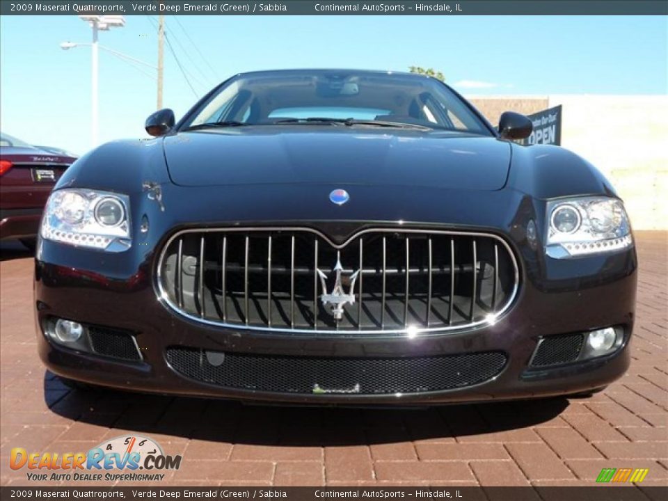 2009 Maserati Quattroporte Verde Deep Emerald (Green) / Sabbia Photo #8