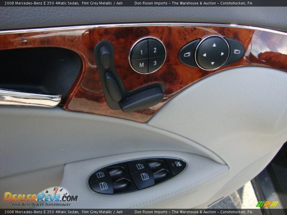 2008 Mercedes-Benz E 350 4Matic Sedan Flint Grey Metallic / Ash Photo #14