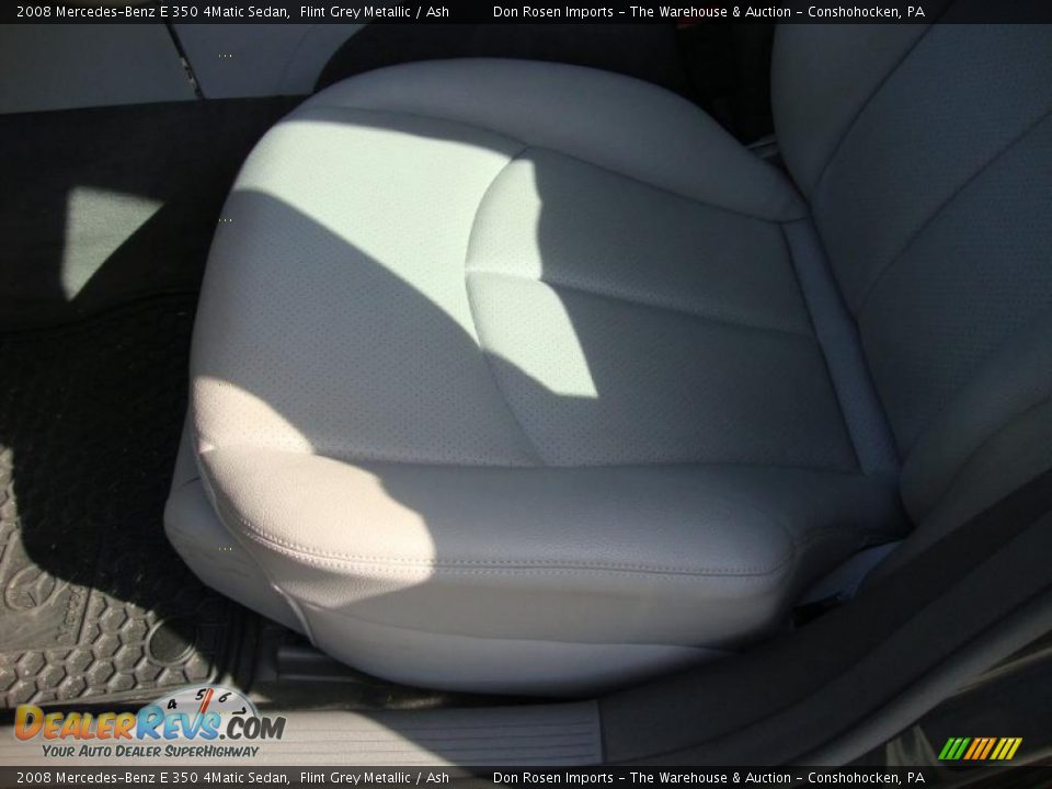 2008 Mercedes-Benz E 350 4Matic Sedan Flint Grey Metallic / Ash Photo #15