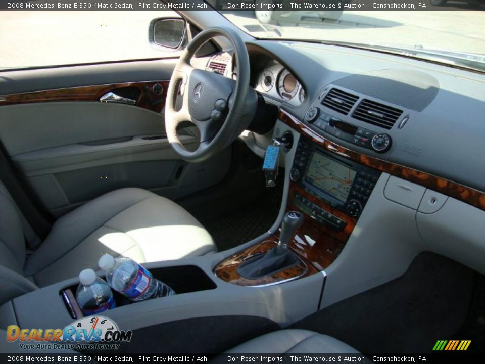 2008 Mercedes-Benz E 350 4Matic Sedan Flint Grey Metallic / Ash Photo #18