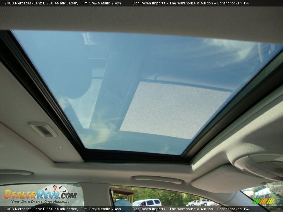 2008 Mercedes-Benz E 350 4Matic Sedan Flint Grey Metallic / Ash Photo #19