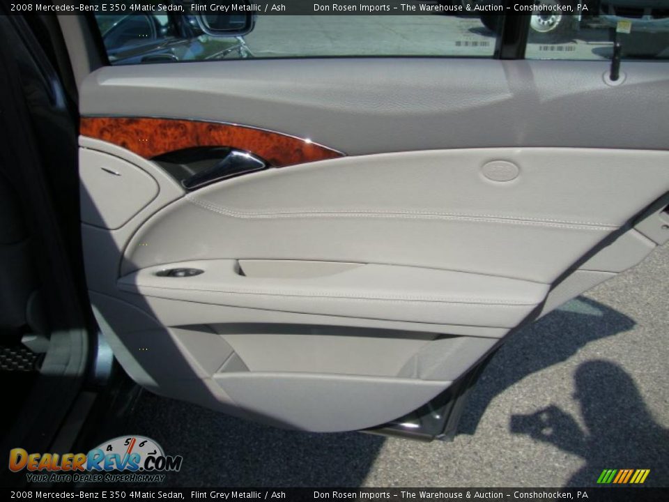 2008 Mercedes-Benz E 350 4Matic Sedan Flint Grey Metallic / Ash Photo #22