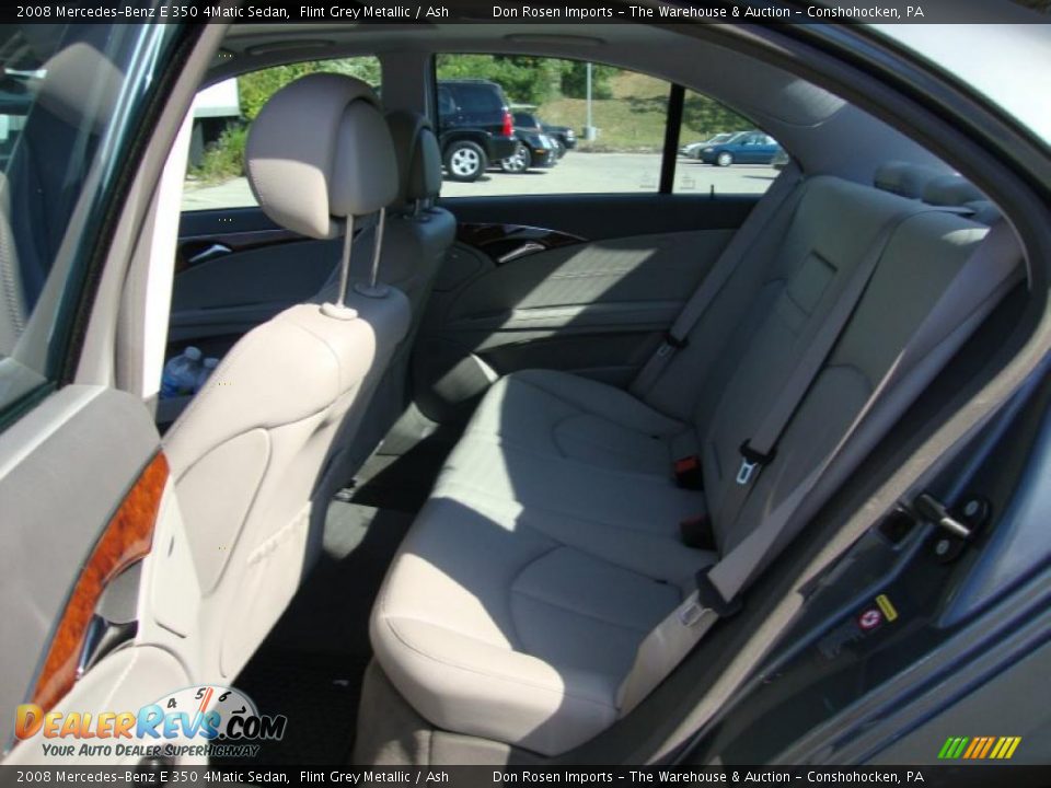 2008 Mercedes-Benz E 350 4Matic Sedan Flint Grey Metallic / Ash Photo #23