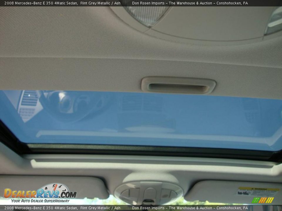 2008 Mercedes-Benz E 350 4Matic Sedan Flint Grey Metallic / Ash Photo #25