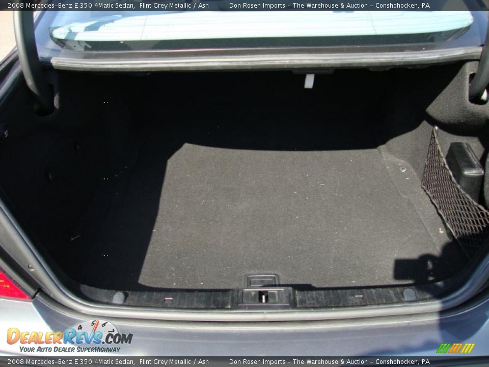 2008 Mercedes-Benz E 350 4Matic Sedan Flint Grey Metallic / Ash Photo #28