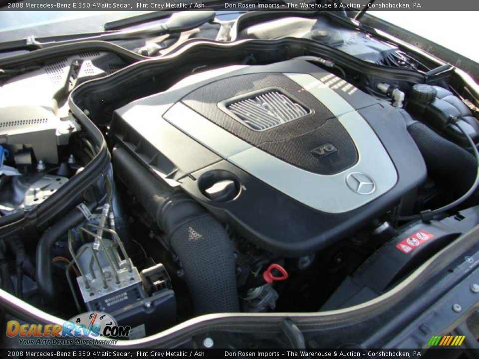 2008 Mercedes-Benz E 350 4Matic Sedan Flint Grey Metallic / Ash Photo #33