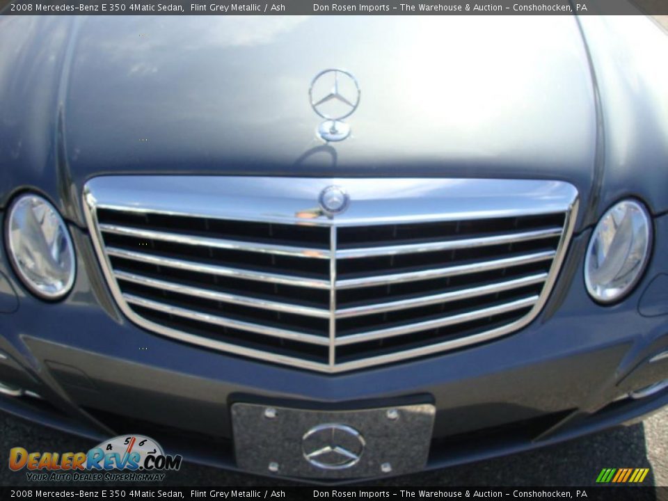 2008 Mercedes-Benz E 350 4Matic Sedan Flint Grey Metallic / Ash Photo #34