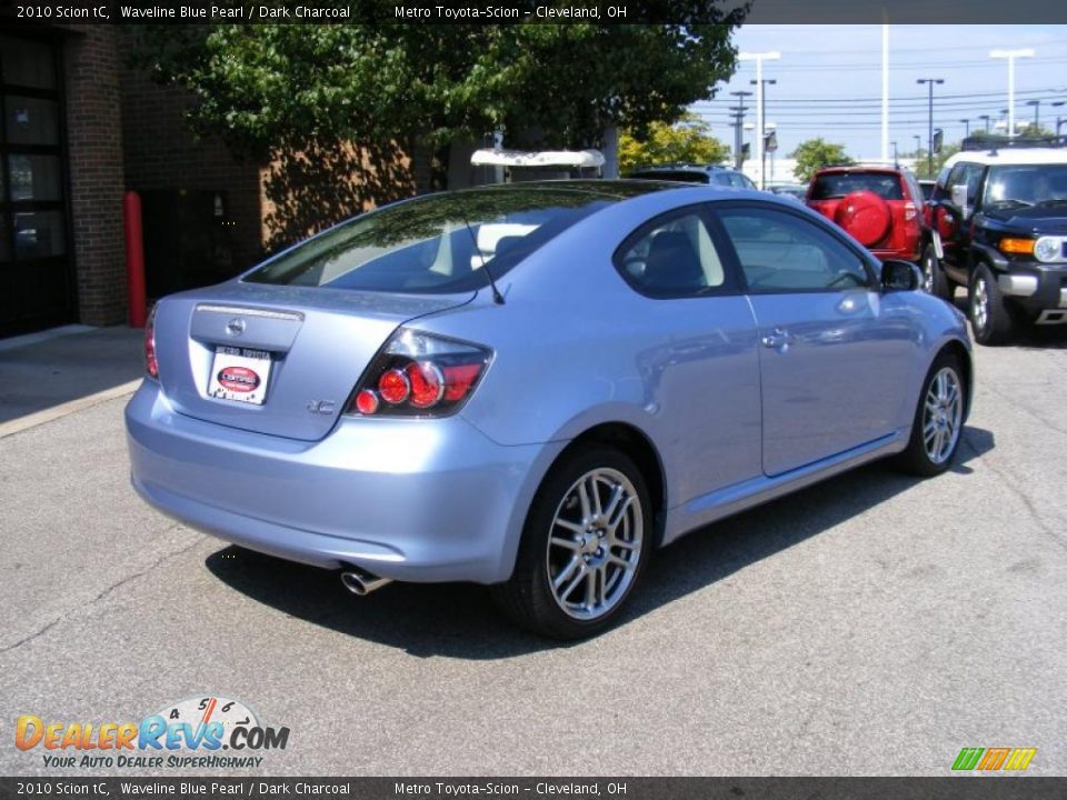 2010 Scion tC Waveline Blue Pearl / Dark Charcoal Photo #3