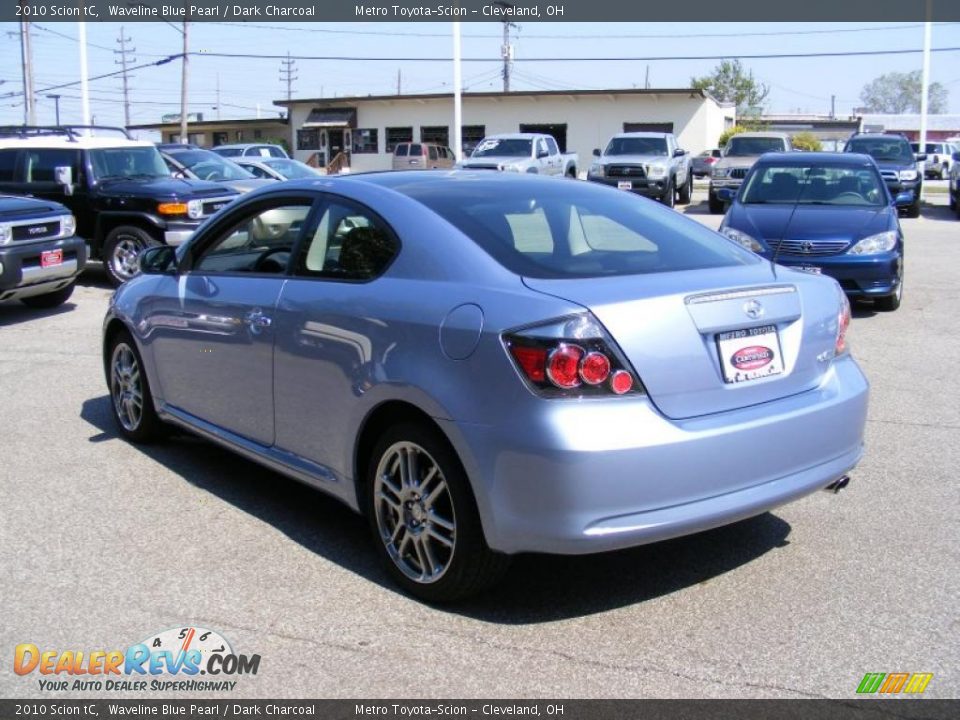 2010 Scion tC Waveline Blue Pearl / Dark Charcoal Photo #5