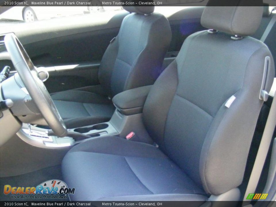 2010 Scion tC Waveline Blue Pearl / Dark Charcoal Photo #9