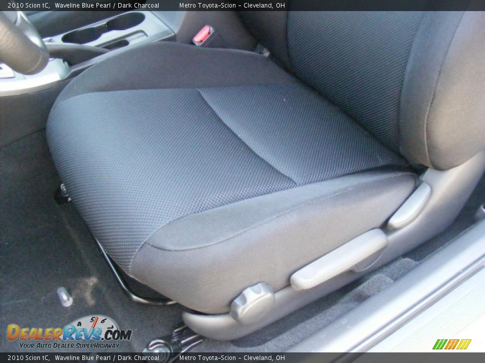 2010 Scion tC Waveline Blue Pearl / Dark Charcoal Photo #10