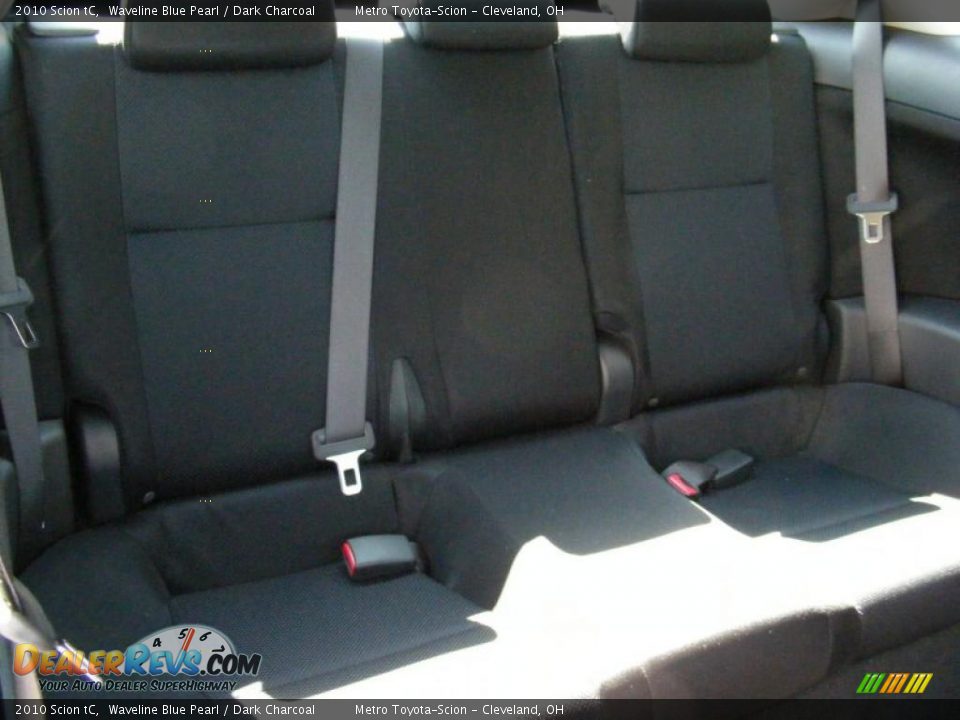 2010 Scion tC Waveline Blue Pearl / Dark Charcoal Photo #12