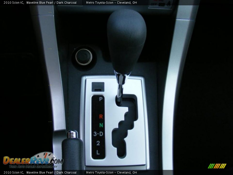 2010 Scion tC Waveline Blue Pearl / Dark Charcoal Photo #22