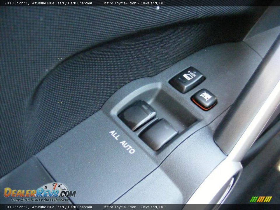 2010 Scion tC Waveline Blue Pearl / Dark Charcoal Photo #23