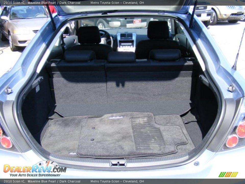 2010 Scion tC Waveline Blue Pearl / Dark Charcoal Photo #25