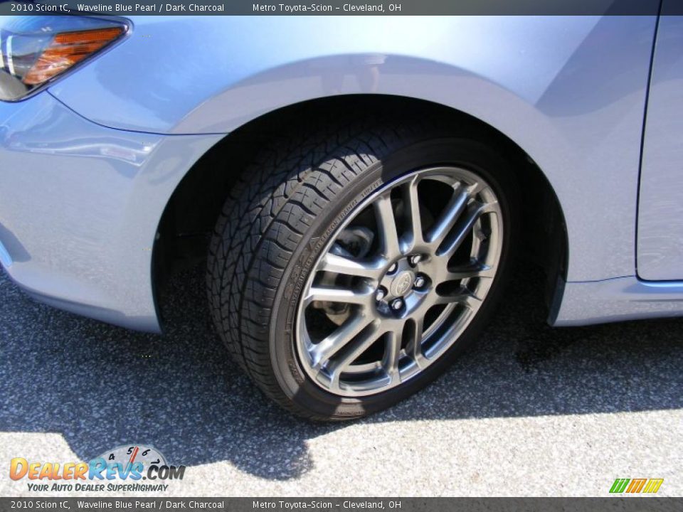 2010 Scion tC Waveline Blue Pearl / Dark Charcoal Photo #26