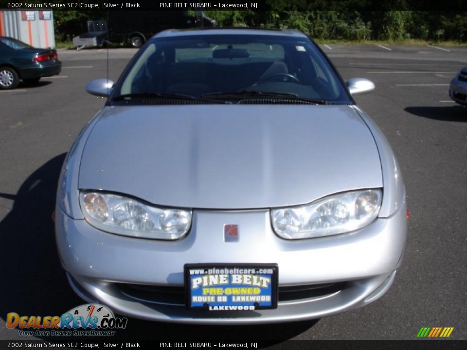 2002 Saturn S Series SC2 Coupe Silver / Black Photo #2