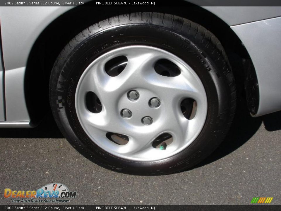 2002 Saturn S Series SC2 Coupe Silver / Black Photo #8