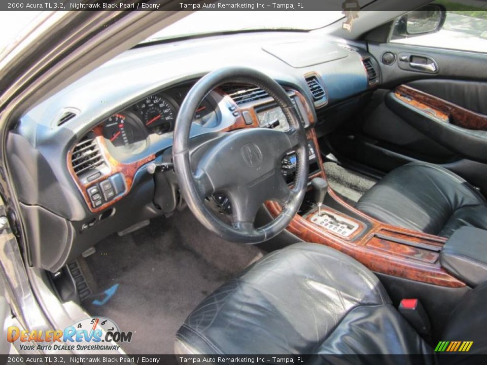 2000 Acura TL 3.2 Nighthawk Black Pearl / Ebony Photo #30