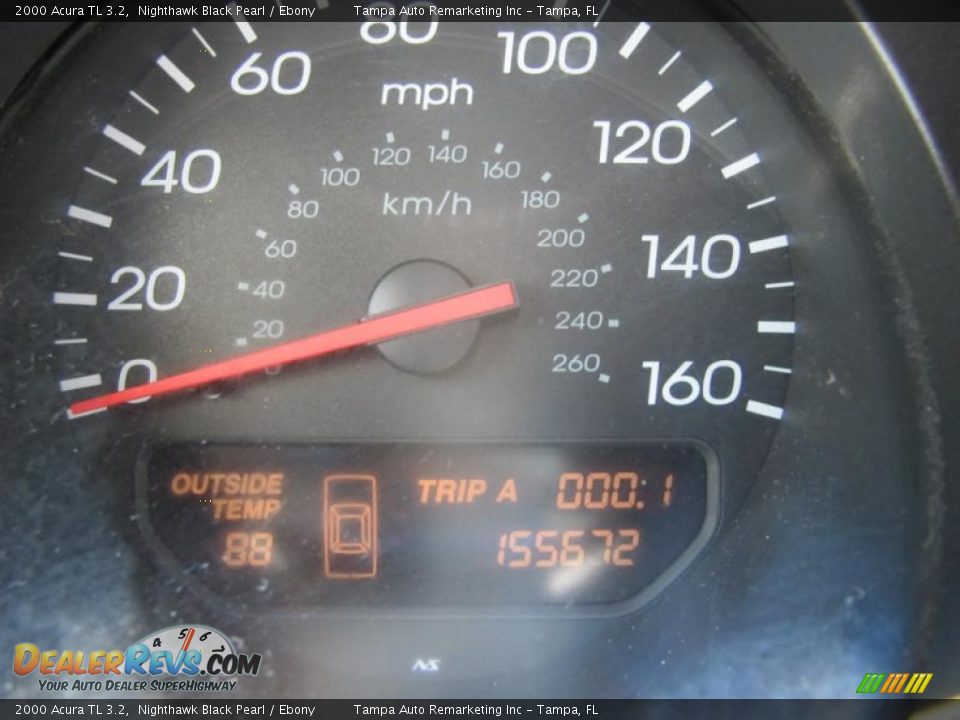 2000 Acura TL 3.2 Nighthawk Black Pearl / Ebony Photo #35