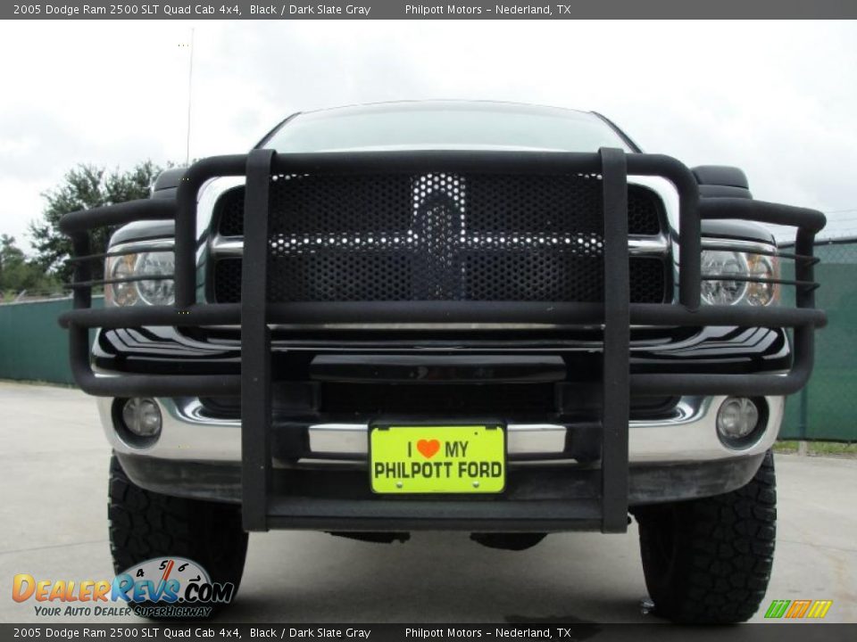 2005 Dodge Ram 2500 SLT Quad Cab 4x4 Black / Dark Slate Gray Photo #9