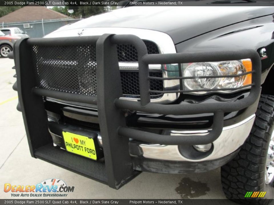 2005 Dodge Ram 2500 SLT Quad Cab 4x4 Black / Dark Slate Gray Photo #11