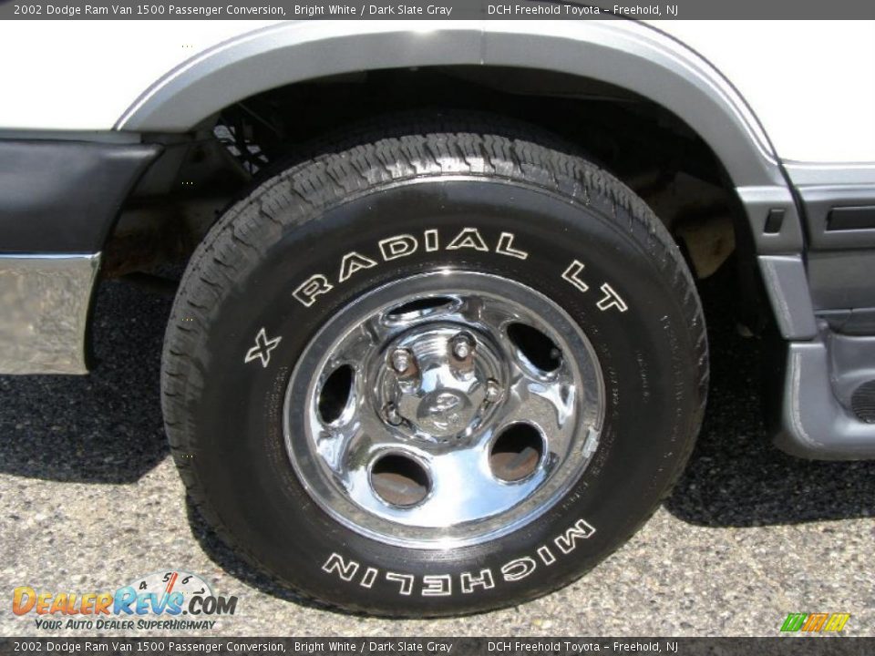 2002 Dodge Ram Van 1500 Passenger Conversion Bright White / Dark Slate Gray Photo #4