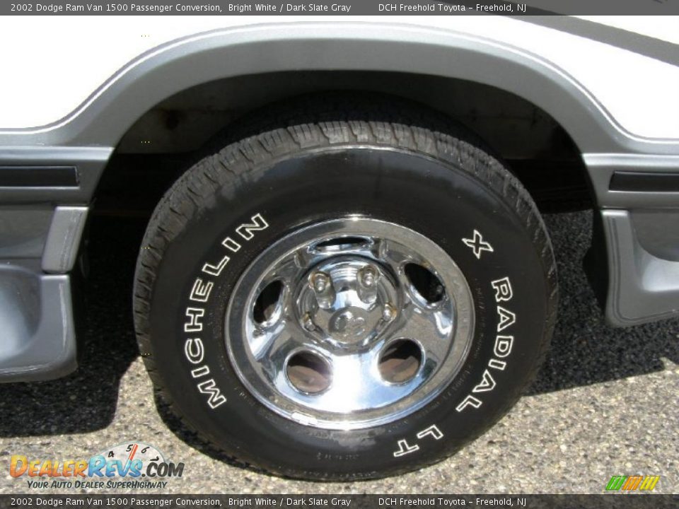 2002 Dodge Ram Van 1500 Passenger Conversion Bright White / Dark Slate Gray Photo #6