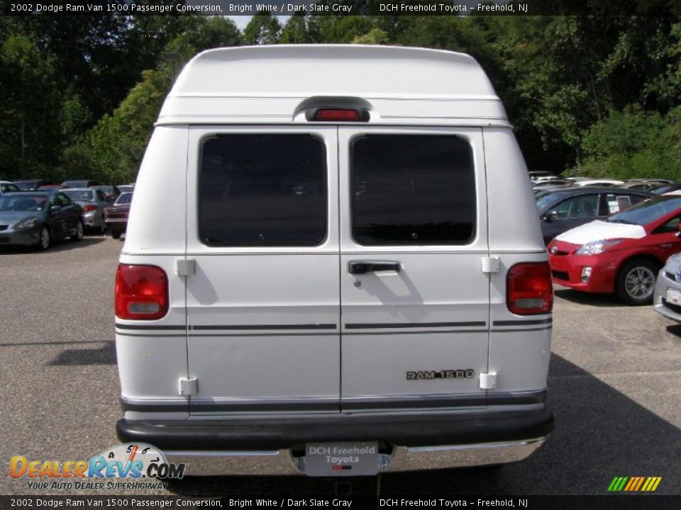 2002 Dodge Ram Van 1500 Passenger Conversion Bright White / Dark Slate Gray Photo #8
