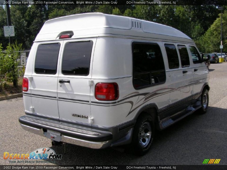 2002 Dodge Ram Van 1500 Passenger Conversion Bright White / Dark Slate Gray Photo #9