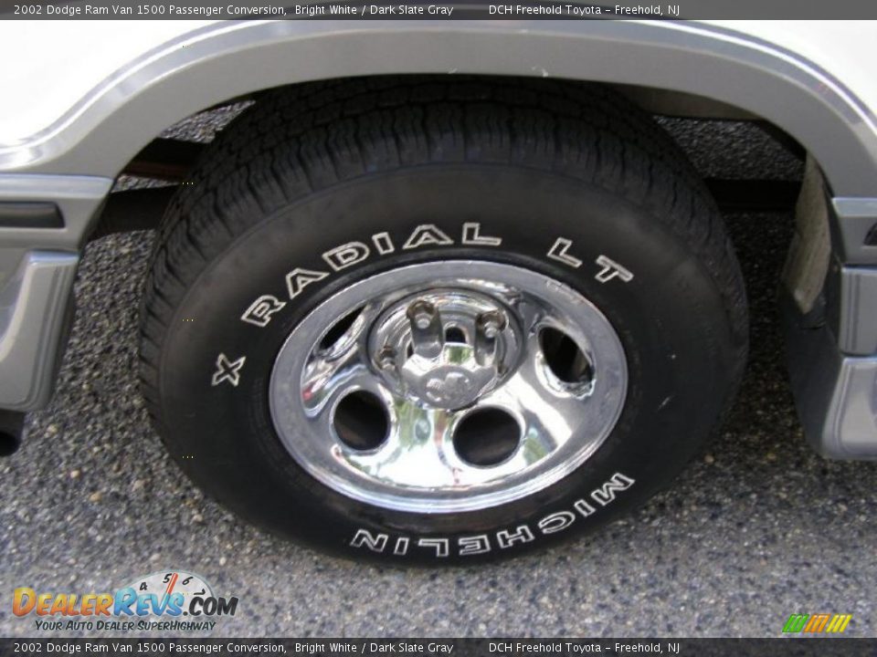 2002 Dodge Ram Van 1500 Passenger Conversion Bright White / Dark Slate Gray Photo #10