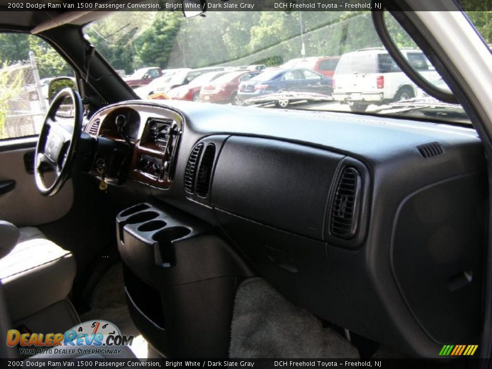 2002 Dodge Ram Van 1500 Passenger Conversion Bright White / Dark Slate Gray Photo #21