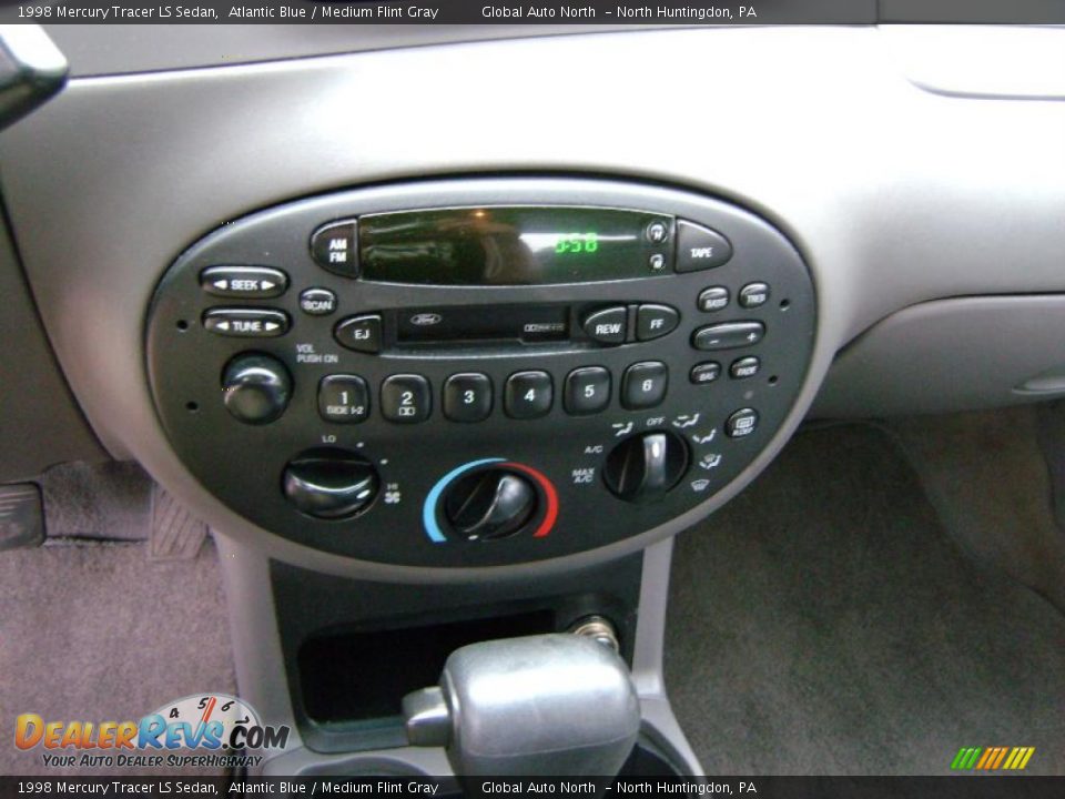 1998 Mercury Tracer LS Sedan Atlantic Blue / Medium Flint Gray Photo #12