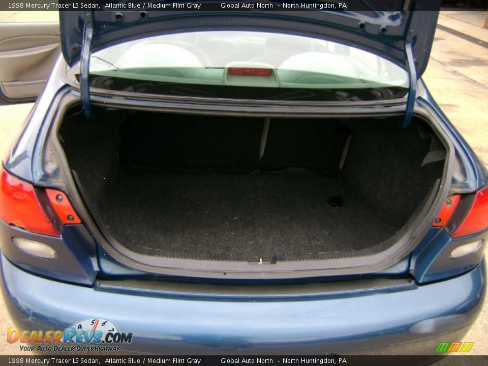 1998 Mercury Tracer LS Sedan Atlantic Blue / Medium Flint Gray Photo #13