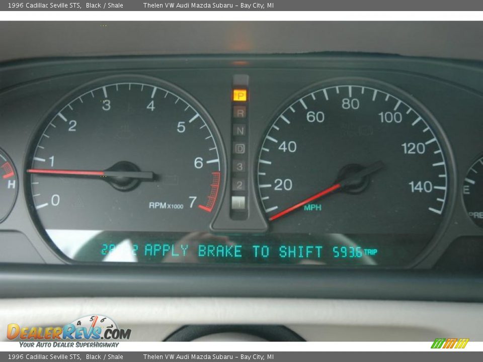 1996 Cadillac Seville STS Black / Shale Photo #12