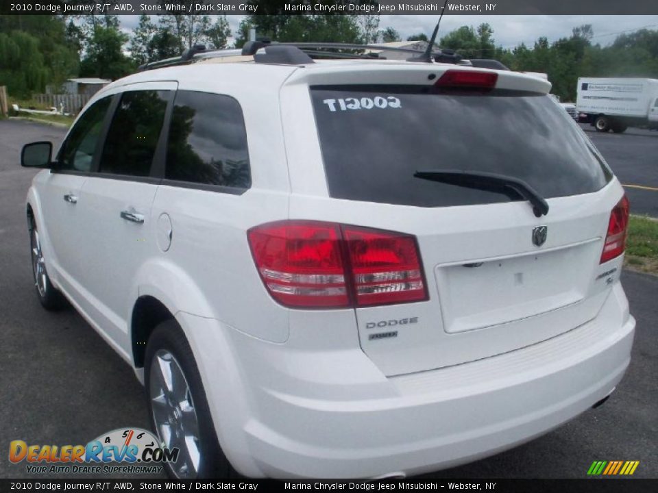 2010 Dodge Journey R/T AWD Stone White / Dark Slate Gray Photo #10